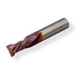 Endurance Compression MC: fresa de carburo 6 mm Ø, mango 6 mm x longitud de corte 22 mm, 2+2 f, compresión multicapa