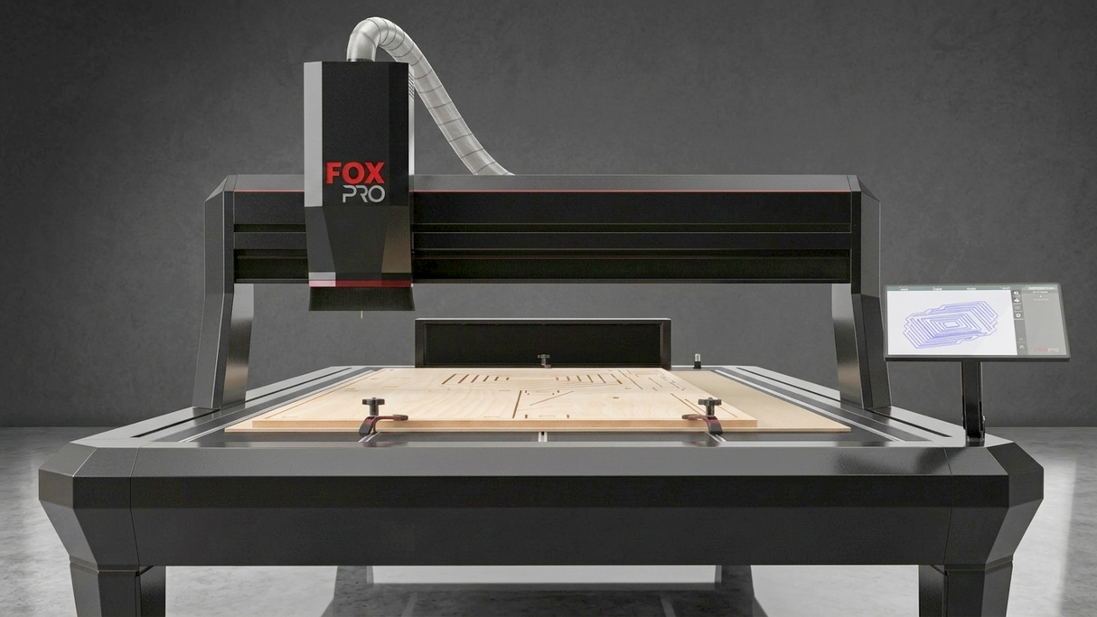 Fox PRO - Fresadora CNC profesional, Modelo Trifásico.