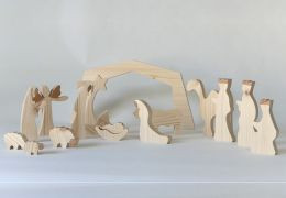 Create a festive wooden nativity scene with Red Fox and OKU Desk CNC machines